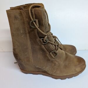 Sorel Women's Brown Lace Up Boots